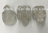 CDN430 28*45*22mm turtle white crystal decorations wholesale