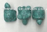 CDN435 28*45*22mm turtle imitation turquoise decorations wholesale