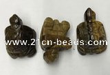 CDN443 28*45*22mm turtle yellow tiger eye decorations wholesale