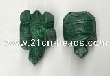 CDN463 38*55*28mm turtle imitation malachite decorations wholesale