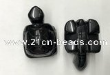 CDN465 38*55*28mm turtle black agate decorations wholesale