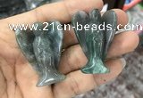 CDN475 30*40mm angel moss agate decorations wholesale