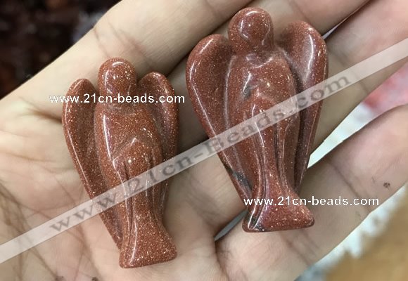 CDN478 30*40mm angel goldstone decorations wholesale