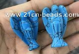 CDN479 30*40mm angel imitation turquoise decorations wholesale