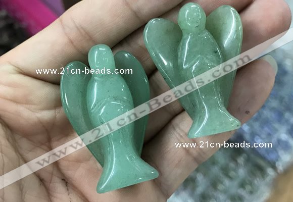 CDN480 30*40mm angel green aventurine decorations wholesale