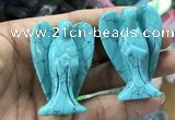 CDN493 35*50mm angel imitation turquoise decorations wholesale