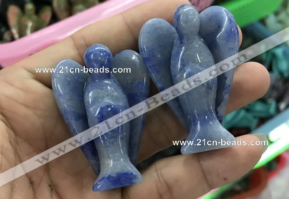 CDN494 35*50mm angel blue aventurine decorations wholesale