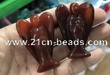 CDN499 35*50mm angel red agate decorations wholesale