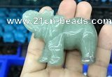 CDN514 33*65*45mm elephant green aventurine decorations wholesale