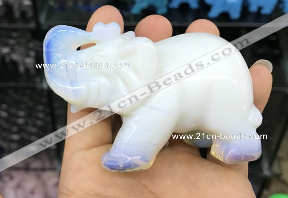 CDN531 35*80*55mm elephant opal decorations wholesale