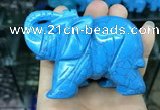 CDN533 35*80*55mm elephant imitation turquoise decorations wholesale