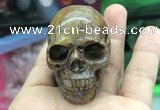 CDN558 35*50*40mm skull agate decorations wholesale