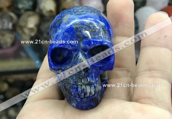 CDN560 35*50*40mm skull lapis lazuli decorations wholesale