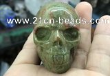 CDN561 35*50*40mm skull unakite decorations wholesale