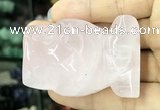 CDN571 35*50mm owl rose quartz decorations wholesale