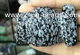 CDN576 35*50mm owl snowflake obsidian decorations wholesale