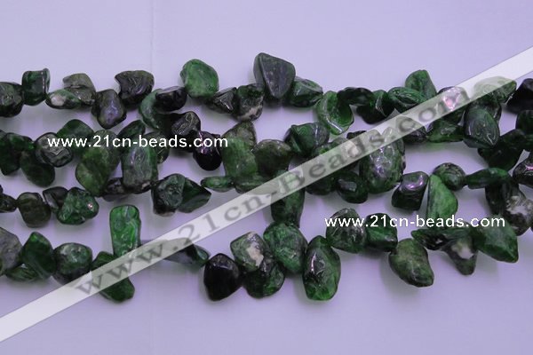 CDP75 15.5 inches 8*15mm - 10*20mm diopside chips gemstone beads