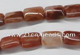 CDQ21 15.5 inches 12*16mm rectangle natural red quartz beads wholesale