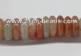 CDQ31 15.5 inches 4*14mm rondelle natural red quartz beads wholesale