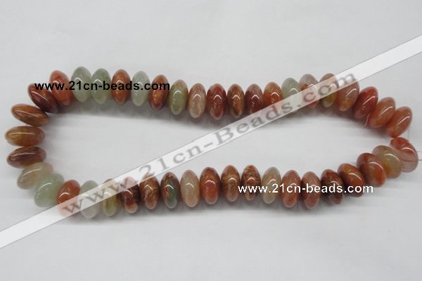 CDQ32 15.5 inches 10*18mm rondelle natural red quartz beads wholesale