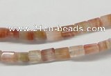 CDQ34 15.5 inches 4*6mm cuboid natural red quartz beads wholesale