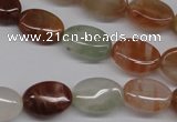 CDQ51 15.5 inches 10*14mm oval natural red quartz beads wholesale