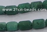 CDQ606 8 inches 6*8mm drum druzy quartz beads wholesale