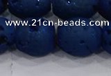 CDQ642 8 inches 12*14mm rice druzy quartz beads wholesale