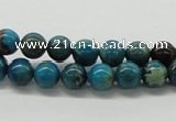 CDS06 16 inches 8mm round dyed serpentine jasper beads wholesale