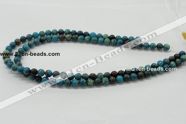 CDS06 16 inches 8mm round dyed serpentine jasper beads wholesale