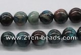 CDS07 16 inches 10mm round dyed serpentine jasper beads wholesale