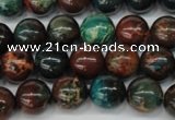 CDS187 15.5 inches 10mm round dyed serpentine jasper beads