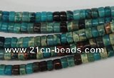 CDS31 15.5 inches 3*5mm heishi dyed serpentine jasper beads