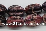 CDT36 15.5 inches 15*20mm star fruit shaped dyed aqua terra jasper beads
