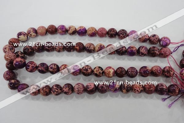 CDT833 15.5 inches 10mm round dyed aqua terra jasper beads wholesale