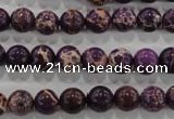 CDT842 15.5 inches 8mm round dyed aqua terra jasper beads wholesale