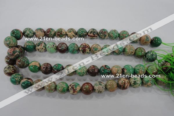 CDT853 15.5 inches 10mm round dyed aqua terra jasper beads wholesale