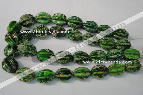 CDT966 15.5 inches 18*25mm star fruit shaped dyed aqua terra jasper beads