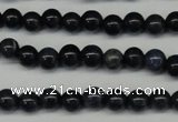 CDU100 15.5 inches 4mm round blue dumortierite beads wholesale