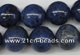 CDU107 15.5 inches 18mm round blue dumortierite beads wholesale