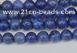 CDU340 15.5 inches 4mm round blue dumortierite beads wholesale