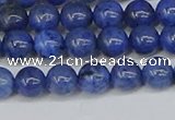 CDU341 15.5 inches 6mm round blue dumortierite beads wholesale