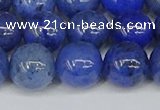 CDU344 15.5 inches 12mm round blue dumortierite beads wholesale