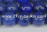 CDU345 15.5 inches 14mm round blue dumortierite beads wholesale