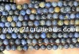 CDU361 15.5 inches 6mm round sunset dumortierite beads wholesale