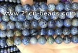 CDU363 15.5 inches 10mm round sunset dumortierite beads wholesale