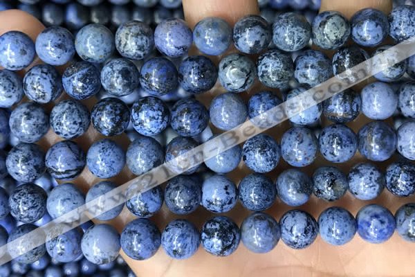 CDU368 15.5 inches 8mm round dumortierite gemstone beads