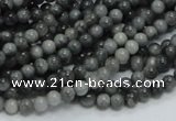 CEE01 15.5 inches 4mm round eagle eye jasper beads wholesale