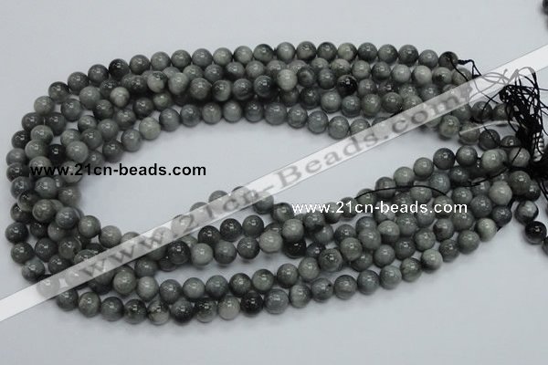 CEE04 15.5 inches 8mm round eagle eye jasper beads wholesale