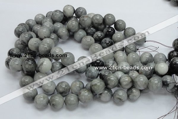 CEE06 15.5 inches 16mm round eagle eye jasper beads wholesale